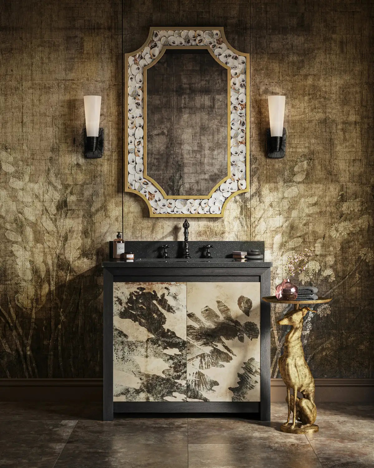 CURREY & COMPANY, BONAZ BATH WALL SCONCE, WALL SCONCES