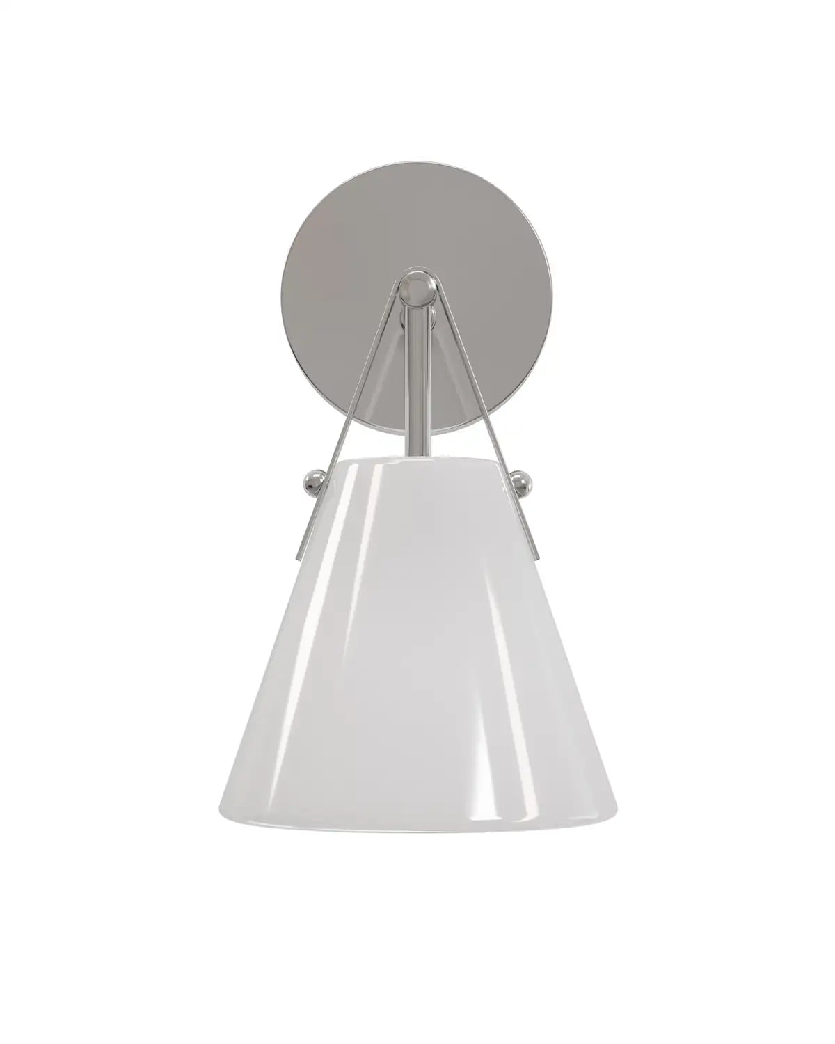 CURREY & COMPANY, BRONWEN NICKEL BATH WALL SCONCE, WALL SCONCES
