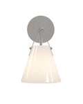 CURREY & COMPANY, BRONWEN NICKEL BATH WALL SCONCE, WALL SCONCES