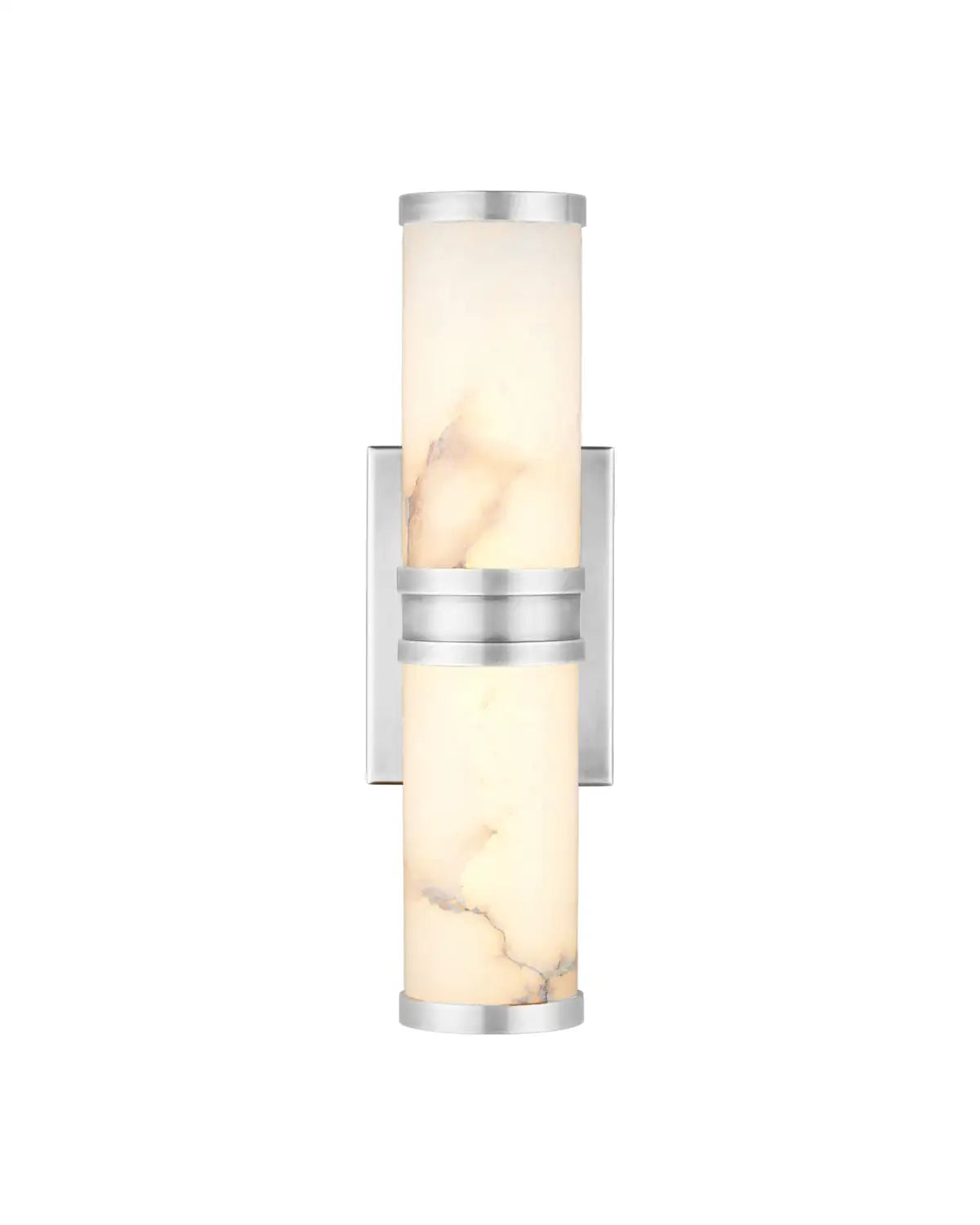 CURREY & COMPANY, BRENHAM NICKEL WALL SCONCE, WALL SCONCES