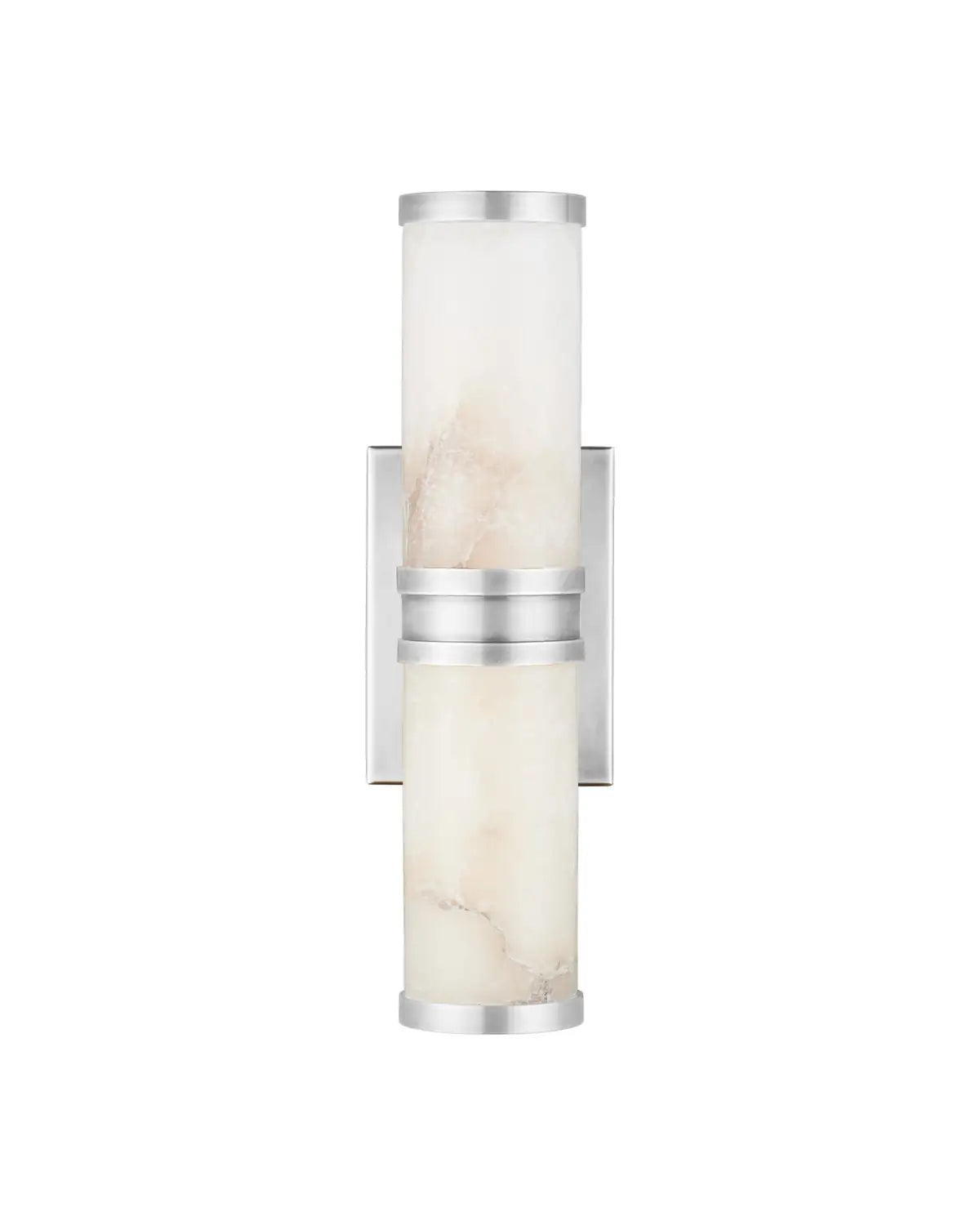 CURREY & COMPANY, BRENHAM NICKEL WALL SCONCE, WALL SCONCES