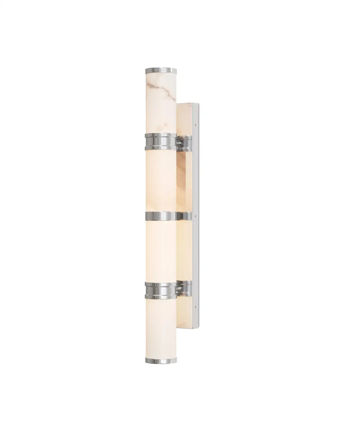 CURREY & COMPANY, BRENHAM NICKEL WALL SCONCE, WALL SCONCES
