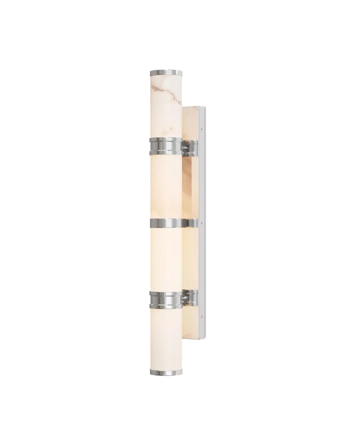 CURREY & COMPANY, BRENHAM NICKEL WALL SCONCE, WALL SCONCES