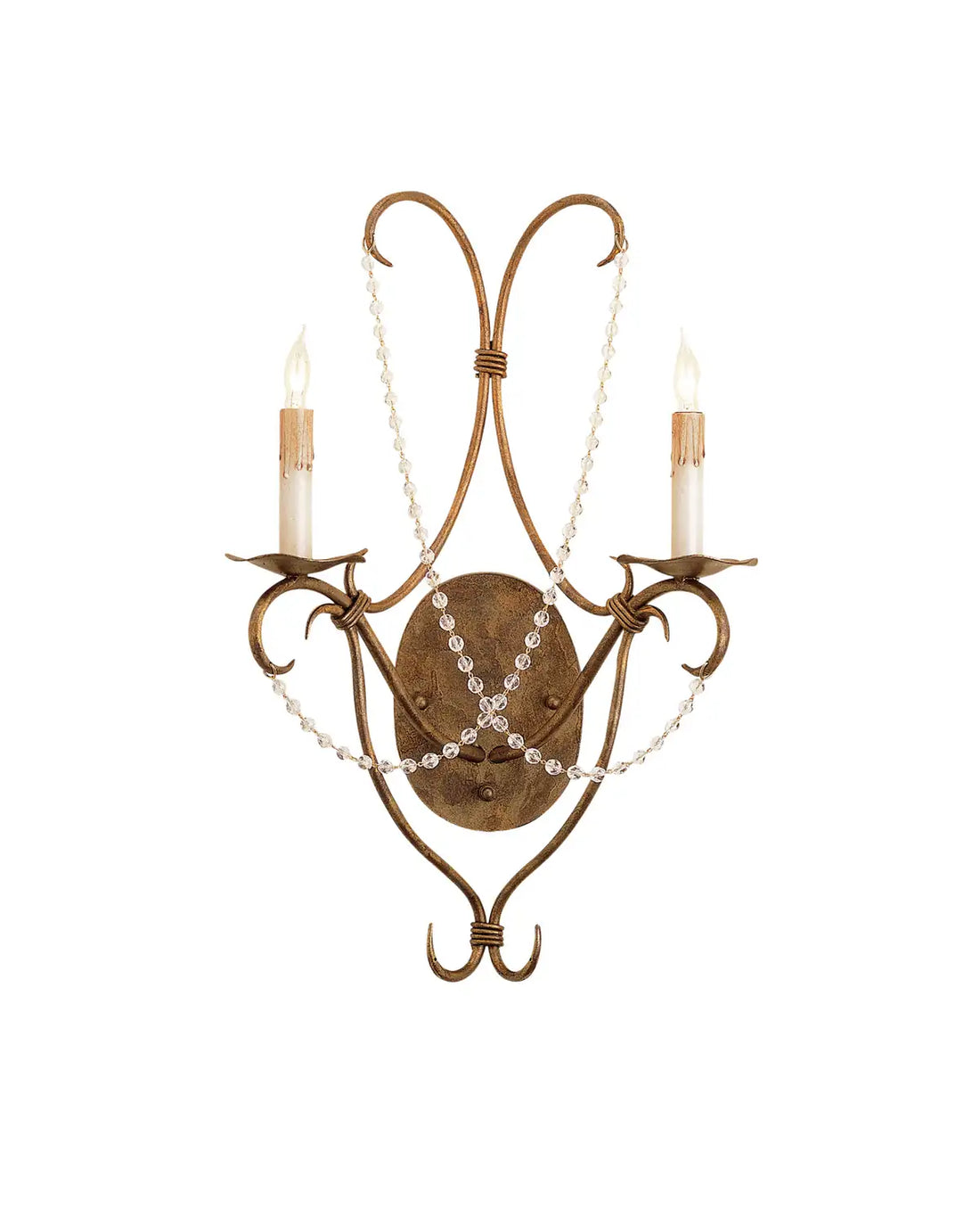 CURREY & COMPANY, CRYSTAL LIGHTS WALL SCONCE, WALL SCONCES