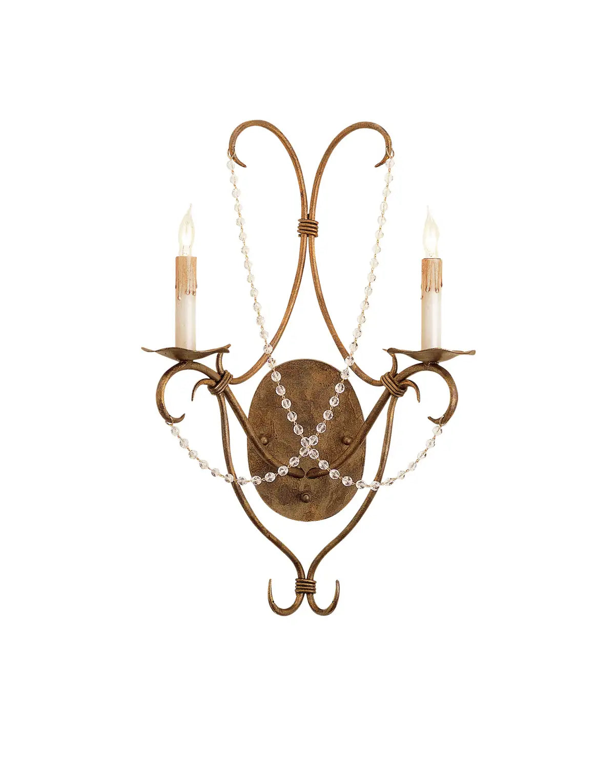 CURREY & COMPANY, CRYSTAL LIGHTS WALL SCONCE, WALL SCONCES