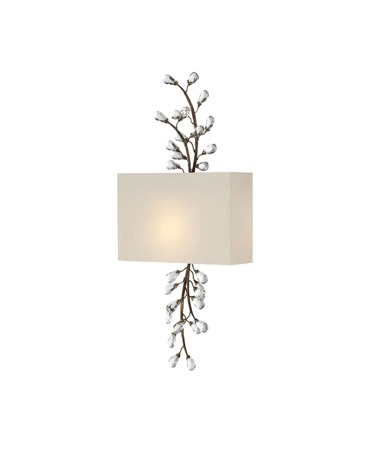 CURREY & COMPANY, CRYSTAL BUD WALL SCONCE, WALL SCONCES