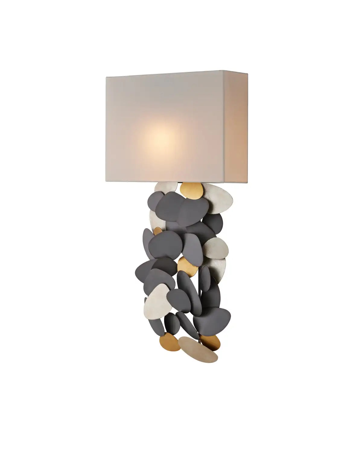 CURREY & COMPANY, MOON DUST WALL SCONCE, WALL SCONCES