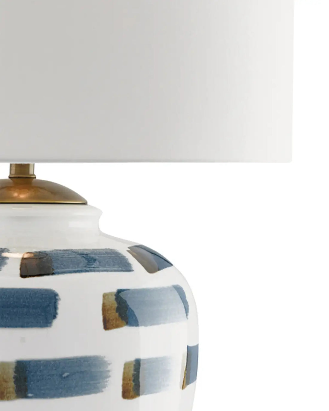 CURREY & COMPANY BRUSHSTROKE BLUE & TABLE LAMP - Table