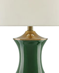 CURREY & COMPANY LILOU GREEN TABLE LAMP - Table