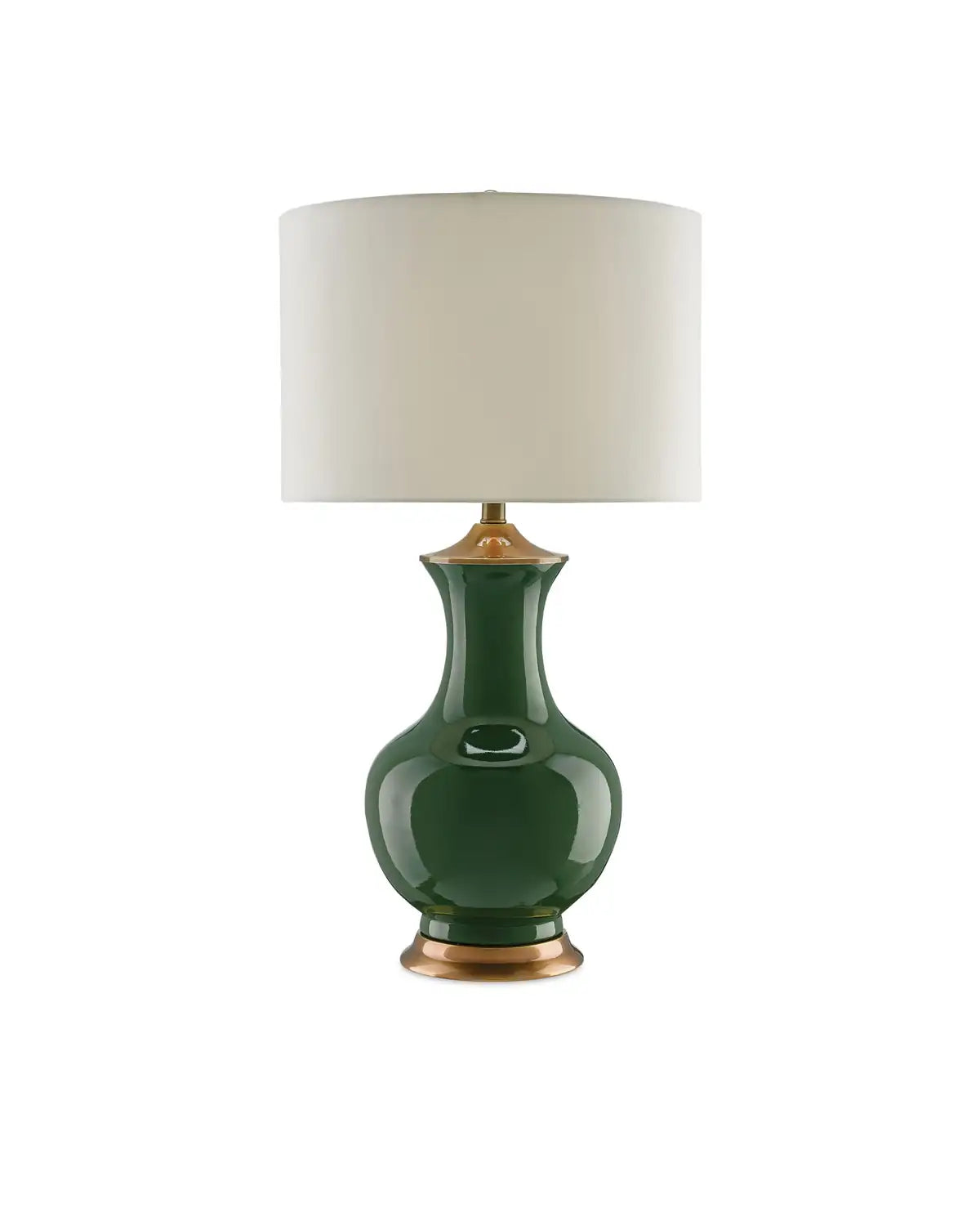 CURREY & COMPANY LILOU GREEN TABLE LAMP - Table