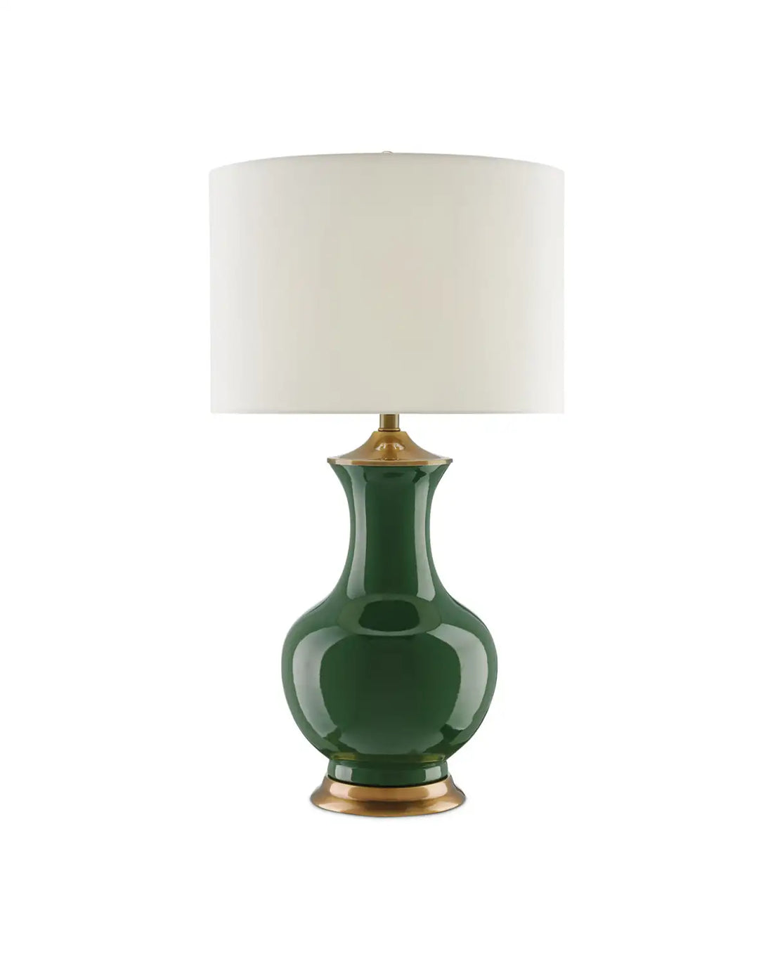 CURREY & COMPANY LILOU GREEN TABLE LAMP - Table