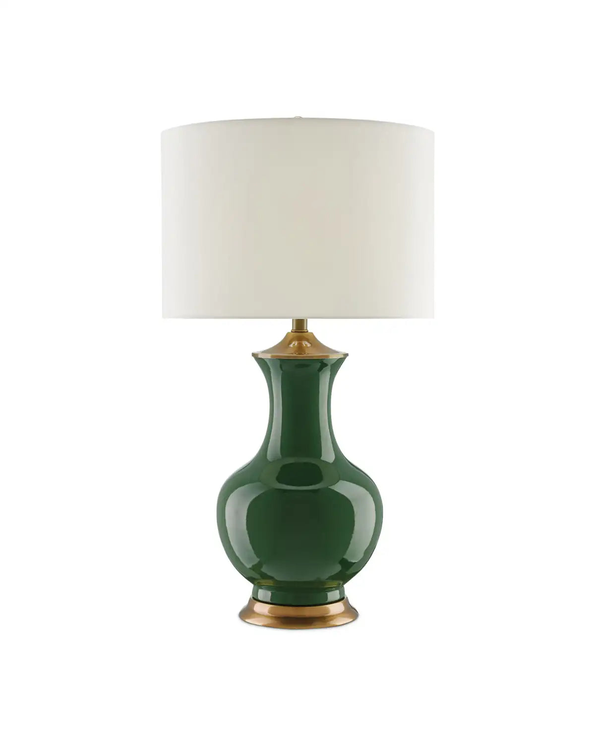 CURREY & COMPANY LILOU GREEN TABLE LAMP - Table