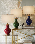 CURREY & COMPANY LILOU GREEN TABLE LAMP - Table