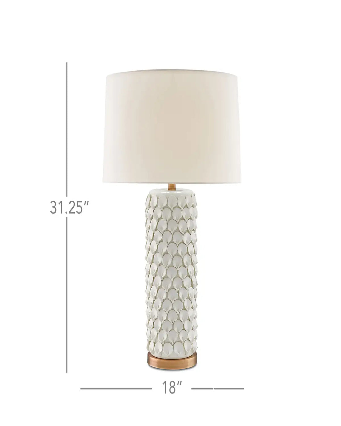 CURREY & COMPANY CALLA LILY TABLE LAMP - Table