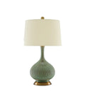 CURREY & COMPANY CAIT GREEN TABLE LAMP - Table