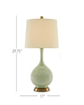 CURREY & COMPANY CAIT GREEN TABLE LAMP - Table