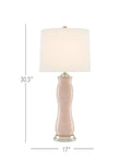CURREY & COMPANY ONDINE BLUSH TABLE LAMP - Table