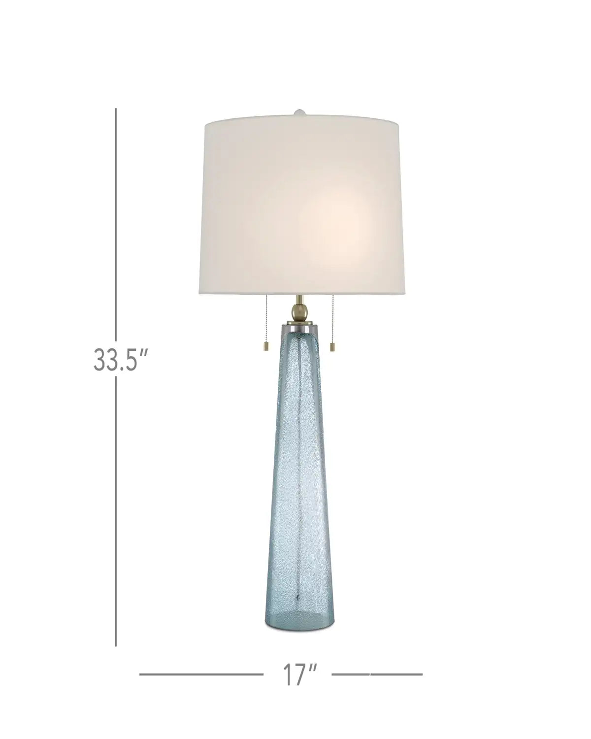 CURREY & COMPANY LOOKE BLUE TABLE LAMP - Table