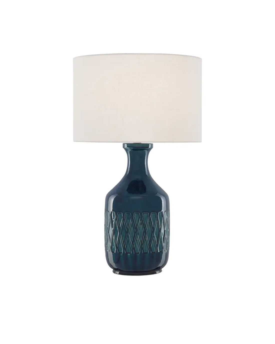CURREY & COMPANY SAMBA BLUE TABLE LAMP - Table