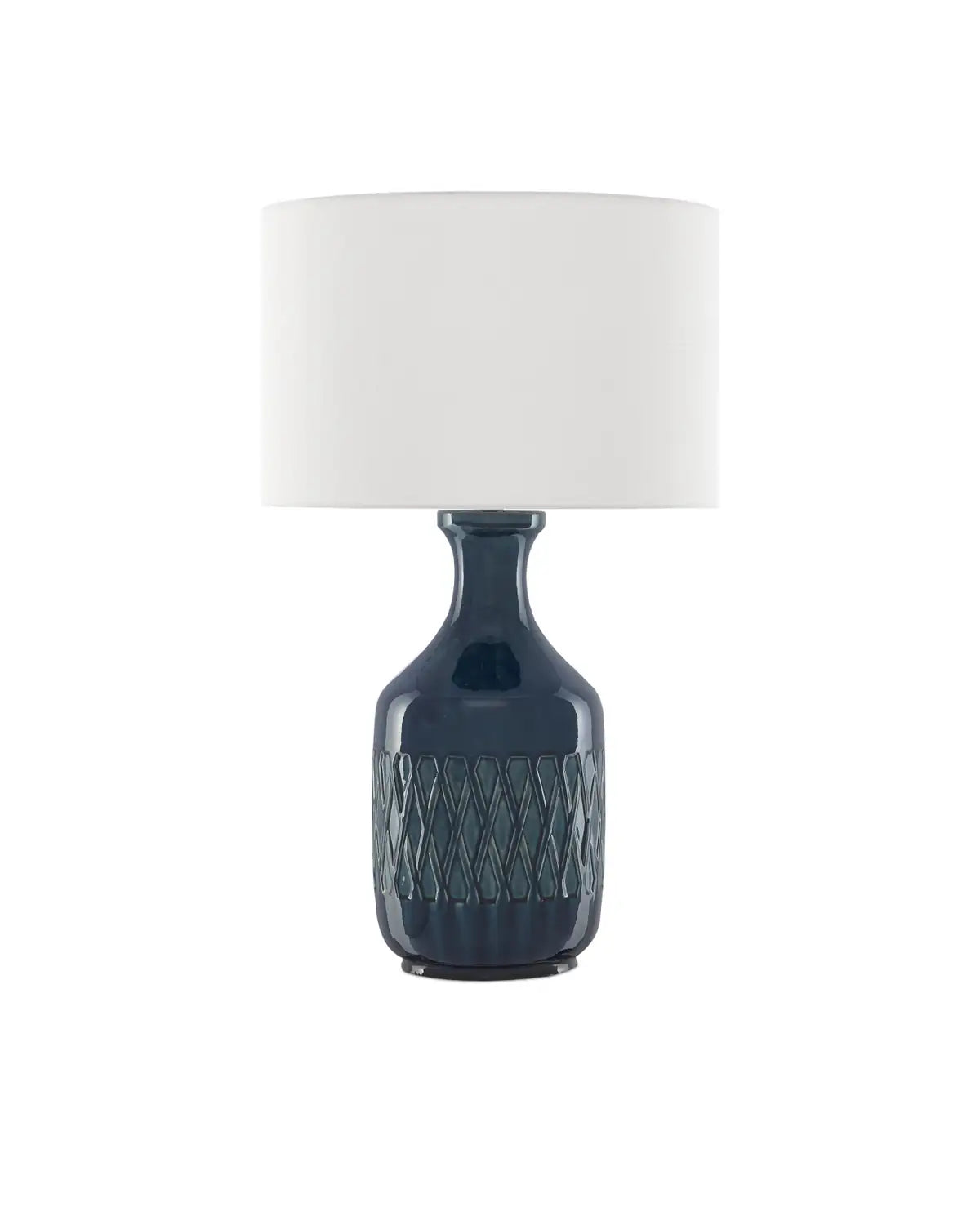 CURREY & COMPANY SAMBA BLUE TABLE LAMP - Table