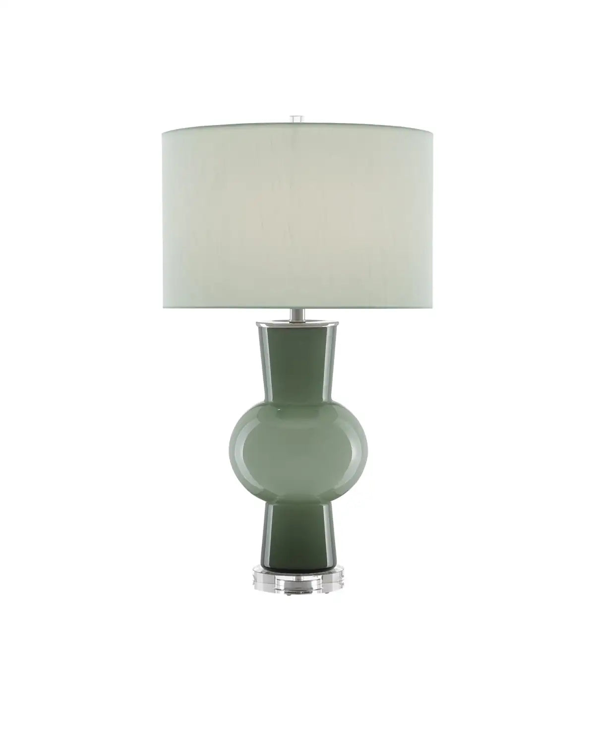 CURREY & COMPANY DUENDE GREEN TABLE LAMP - Table