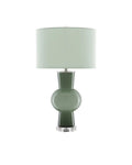 CURREY & COMPANY DUENDE GREEN TABLE LAMP - Table