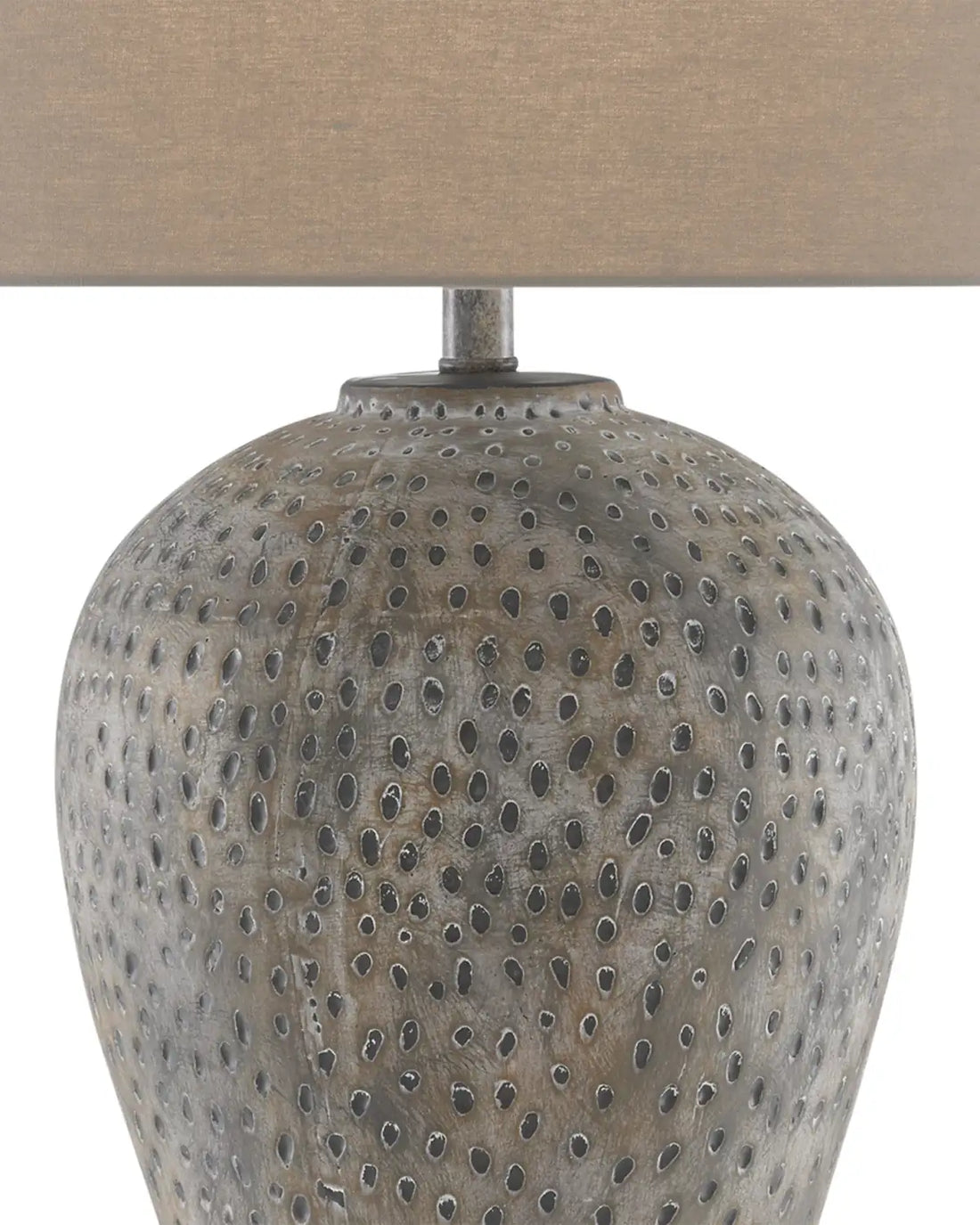 CURREY & COMPANY JUNIUS GRAY TABLE LAMP - Table