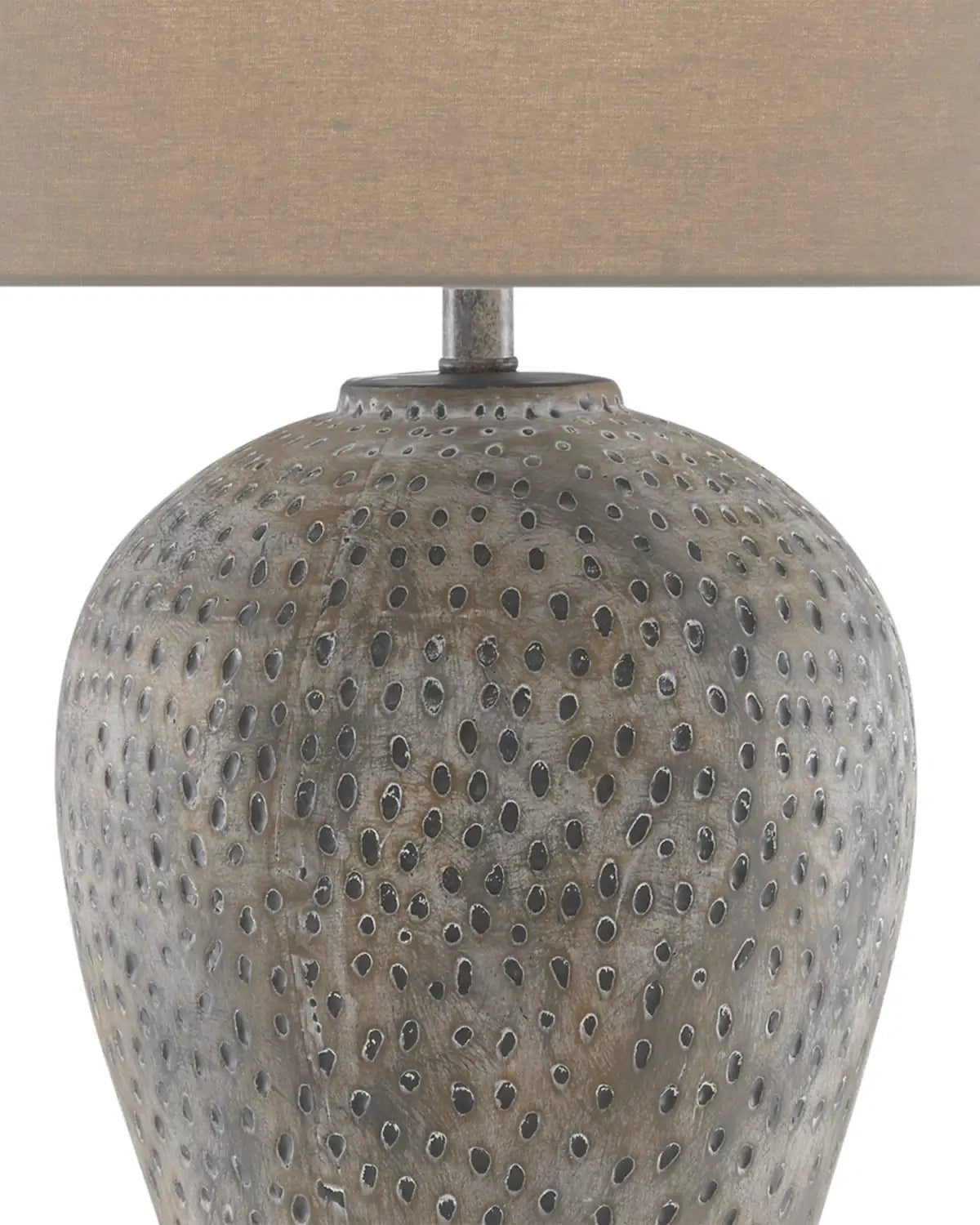 CURREY & COMPANY JUNIUS GRAY TABLE LAMP - Table
