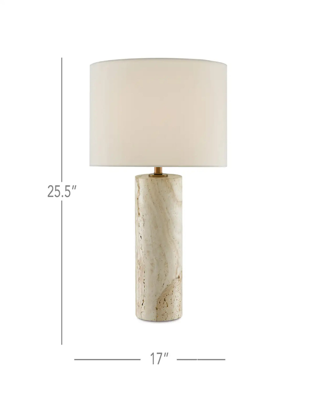 CURREY & COMPANY VESPERA MARBLE TABLE LAMP - Table