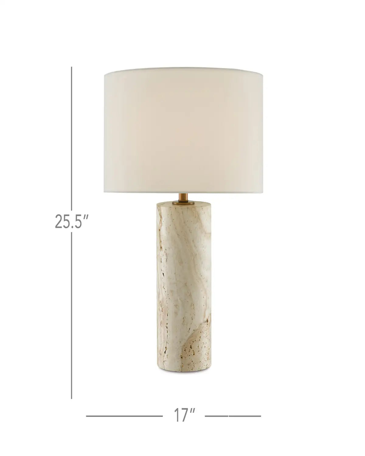 CURREY & COMPANY VESPERA MARBLE TABLE LAMP - Table