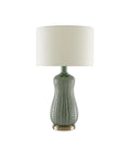 CURREY & COMPANY MAMORA GREEN TABLE LAMP - Table