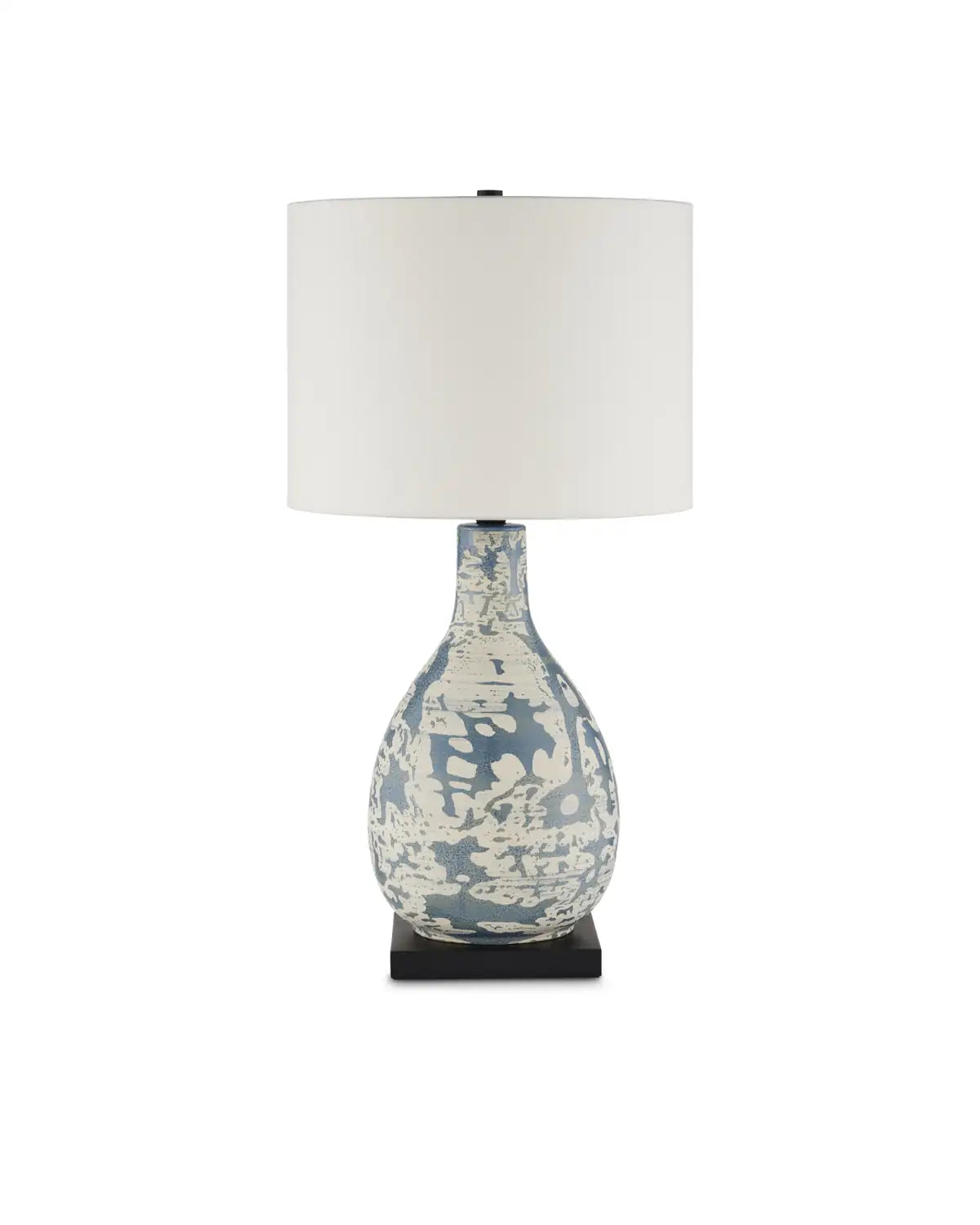 CURREY & COMPANY OSTRACON BLUE TABLE LAMP - Table