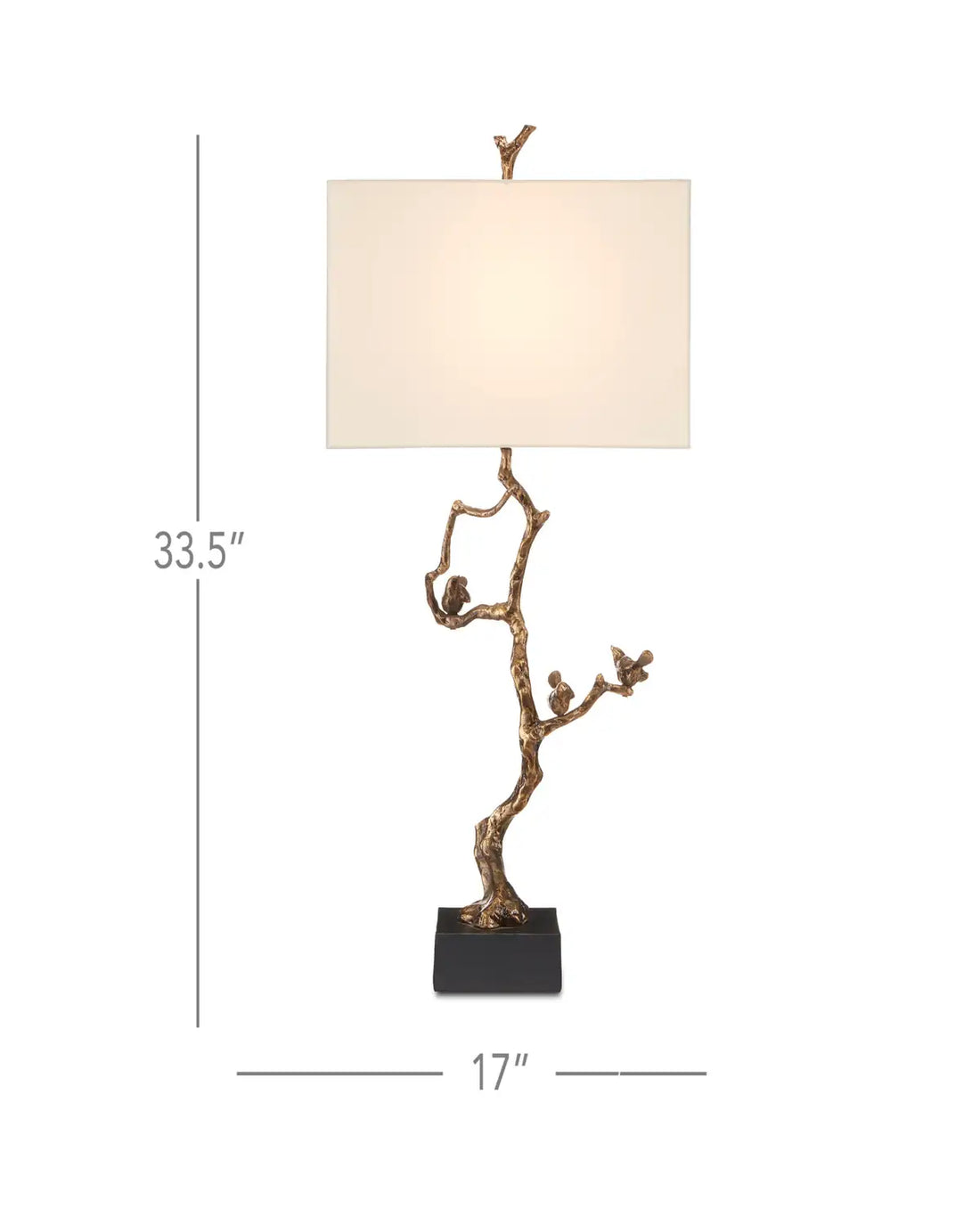 CURREY & COMPANY SHADOWS TABLE LAMP - Table