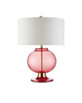 CURREY & COMPANY JOCASTA RED TABLE LAMP - Table
