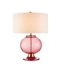 CURREY & COMPANY JOCASTA RED TABLE LAMP - Table