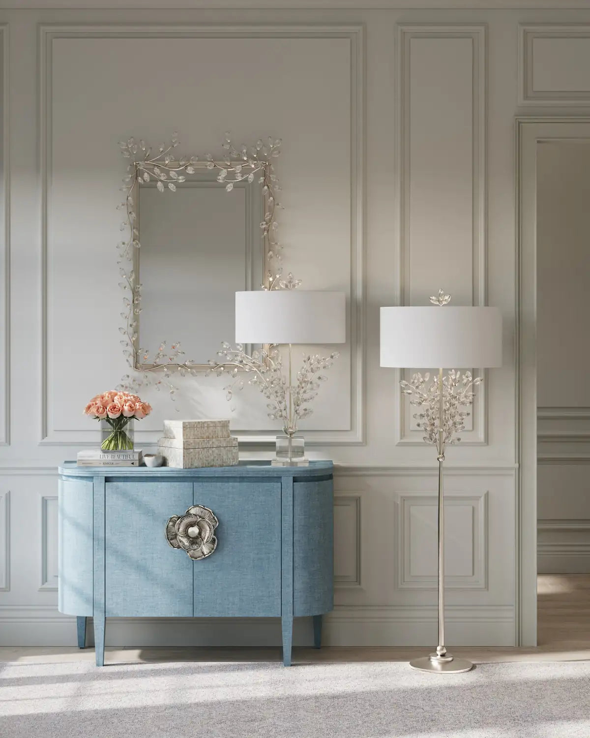 CURREY & COMPANY FORGET-ME-NOT TABLE LAMP - Table