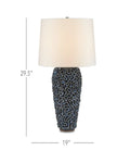 CURREY & COMPANY MILOS BLUE TABLE LAMP - Table
