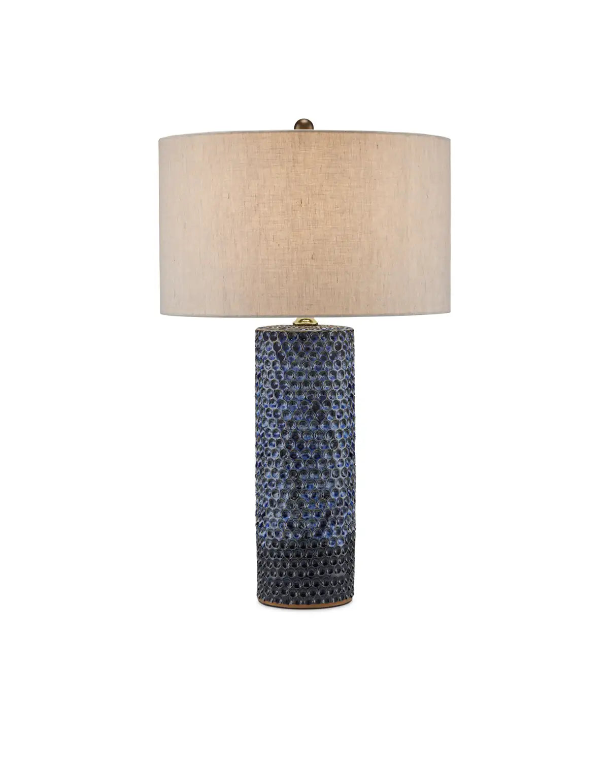 CURREY & COMPANY POLKA DOT BLUE TABLE LAMP - Table
