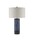 CURREY & COMPANY POLKA DOT BLUE TABLE LAMP - Table