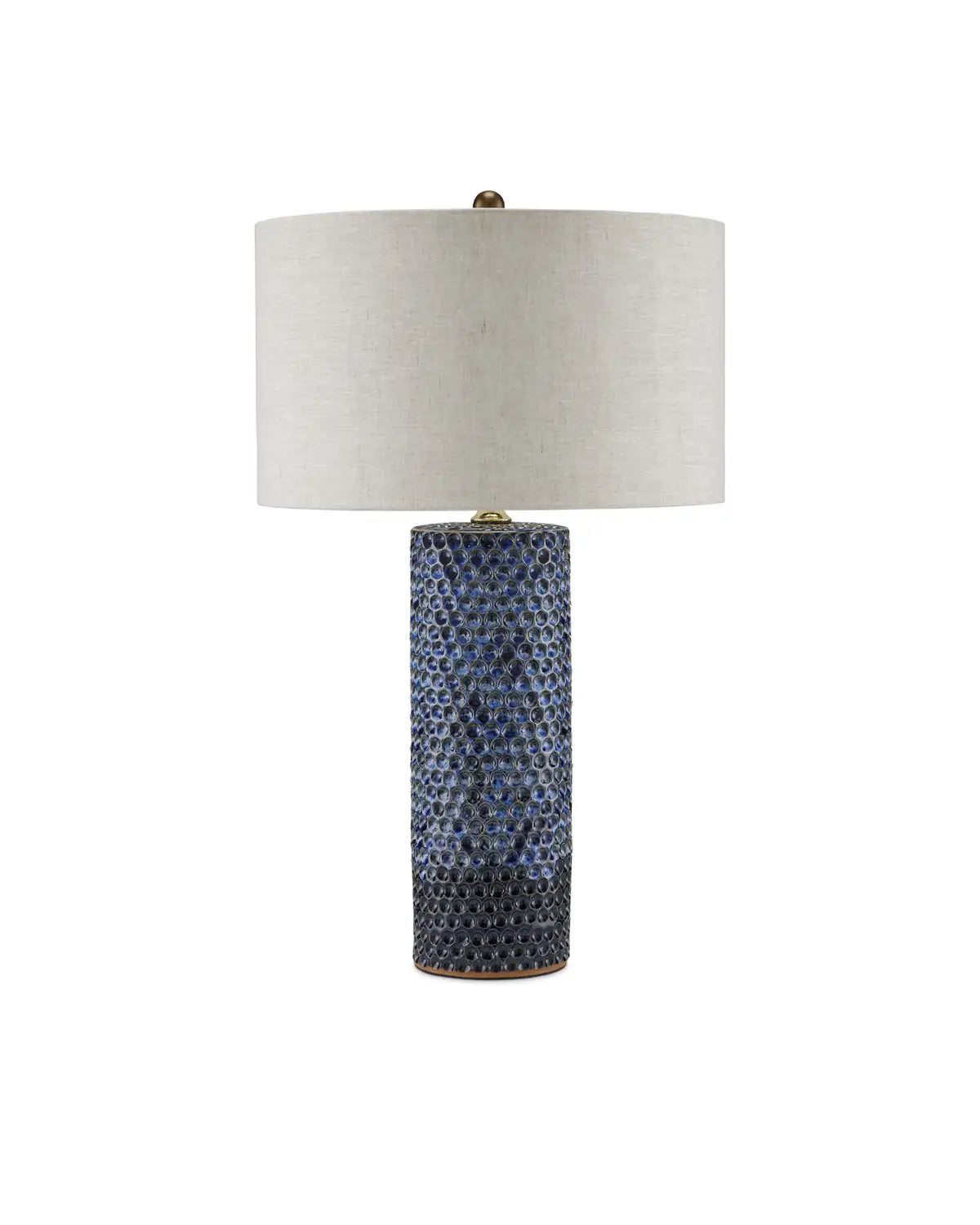 CURREY & COMPANY POLKA DOT BLUE TABLE LAMP - Table