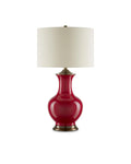 CURREY & COMPANY LILOU RED TABLE LAMP - Table