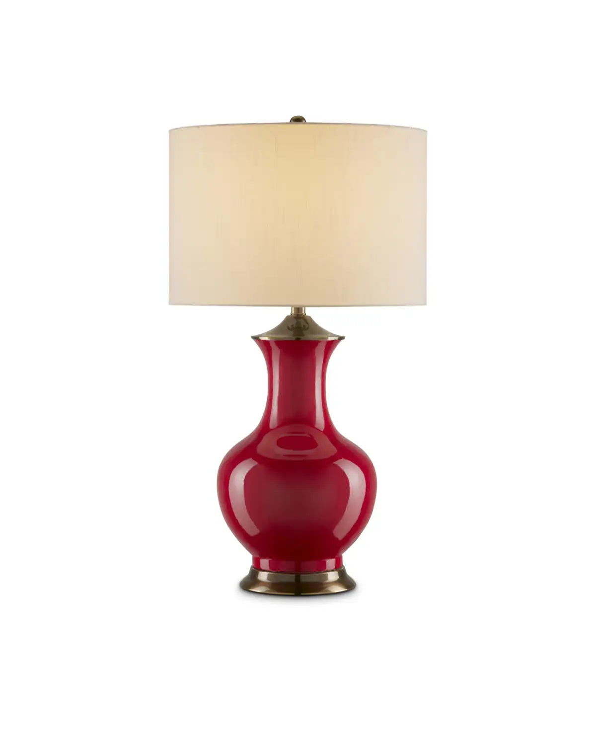 CURREY & COMPANY LILOU RED TABLE LAMP - Table