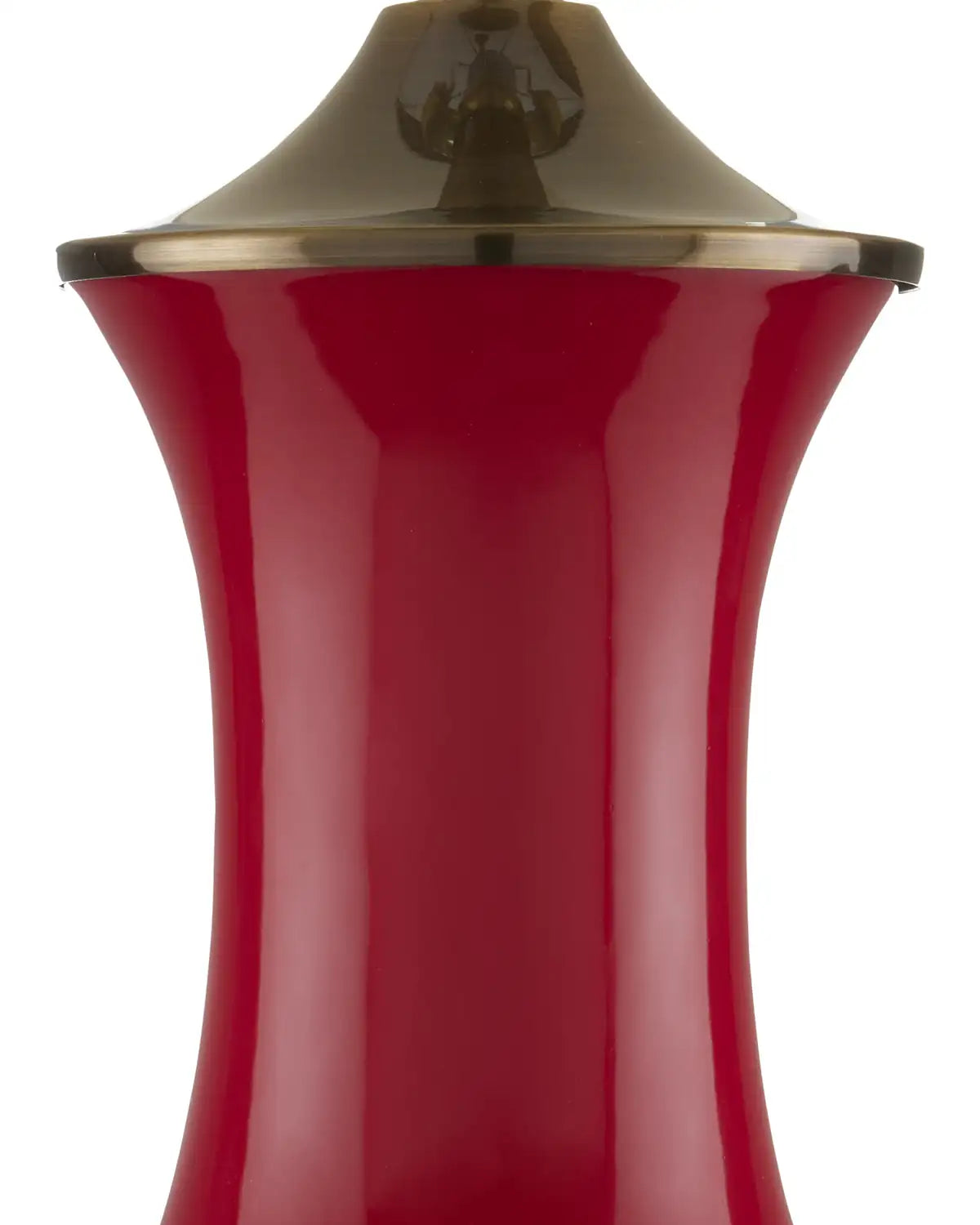 CURREY & COMPANY LILOU RED TABLE LAMP - Table