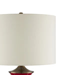 CURREY & COMPANY LILOU RED TABLE LAMP - Table