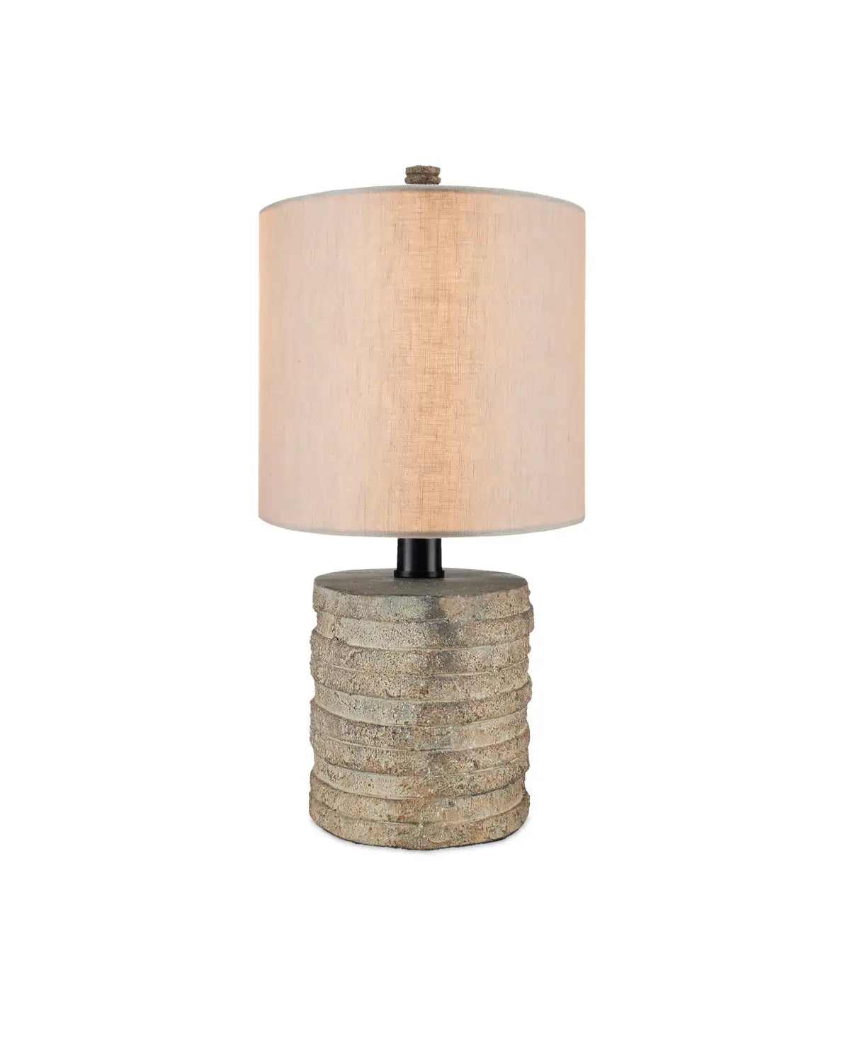 CURREY & COMPANY INNKEEPER RUSTIC OVAL TABLE LAMP - Table