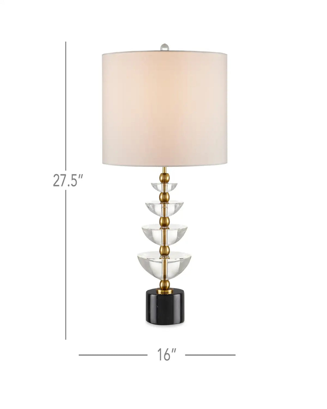 CURREY & COMPANY WATERFALL TABLE LAMP - Table