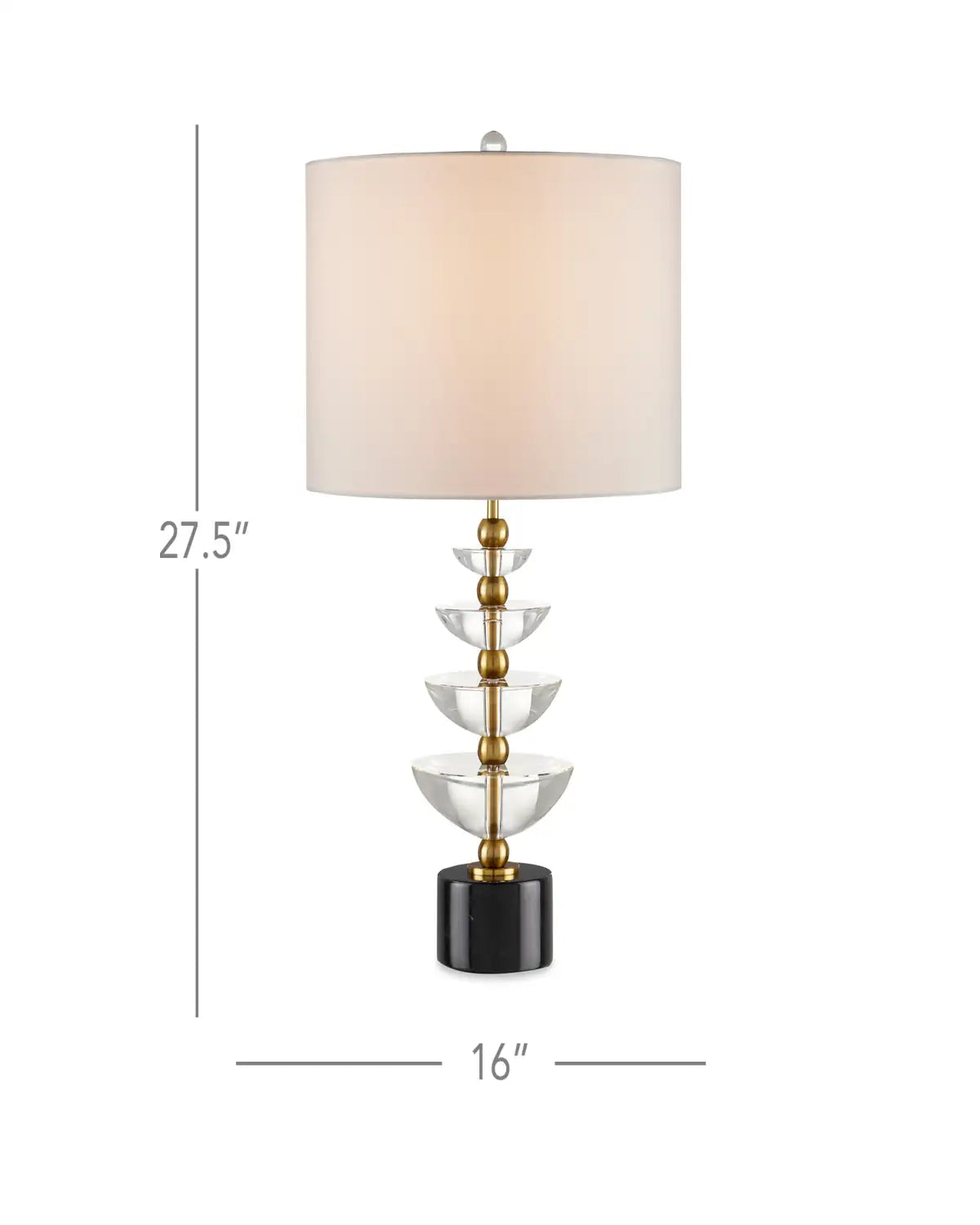 CURREY & COMPANY WATERFALL TABLE LAMP - Table