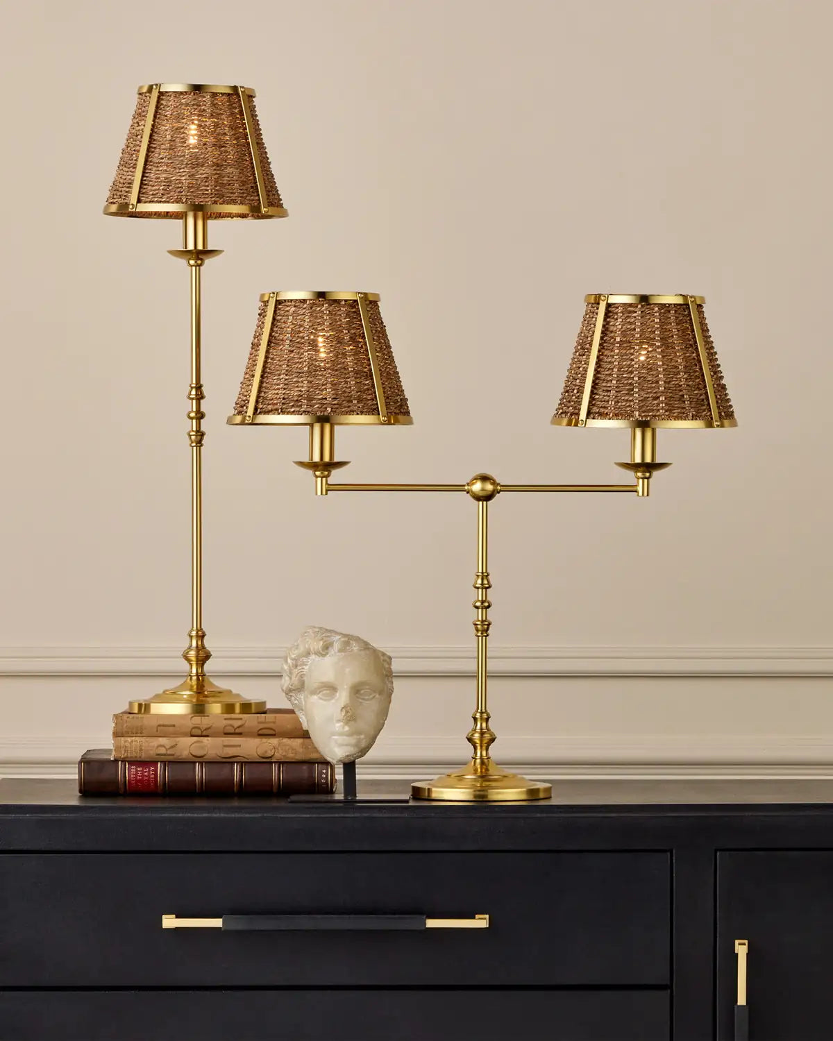 CURREY & COMPANY DEAUVILLE DESK LAMP - Table