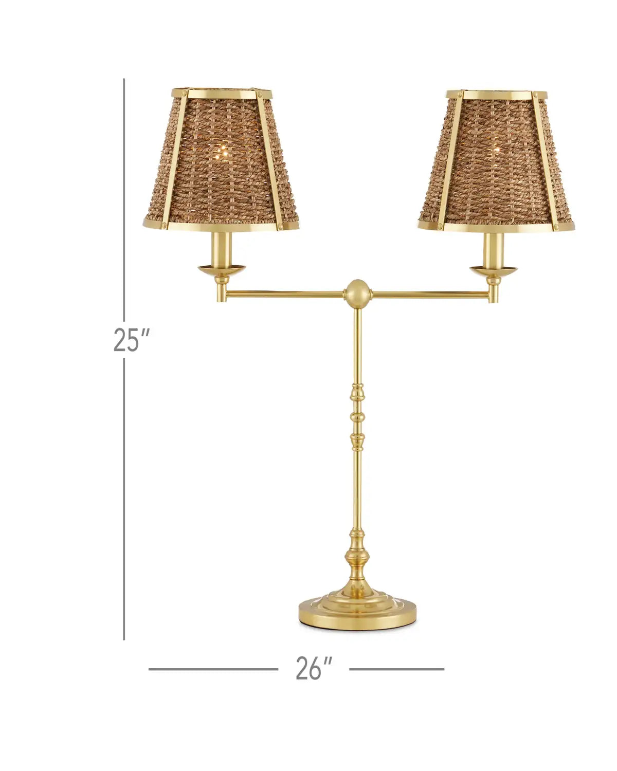 CURREY & COMPANY DEAUVILLE DESK LAMP - Table