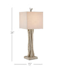 CURREY & COMPANY DRIFTWOOD TABLE LAMP - Table
